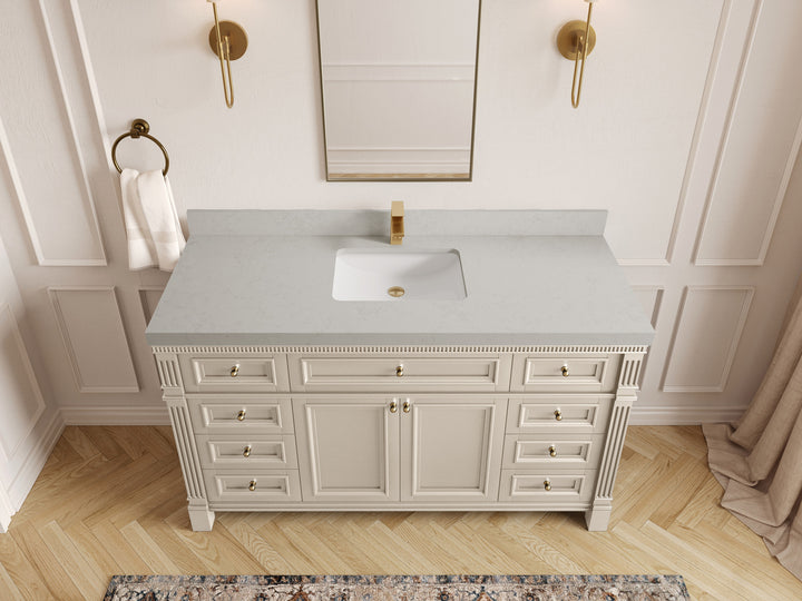 Paris 60 in. W x 22 in. D Single Sink Bathroom Vanity - photo 21