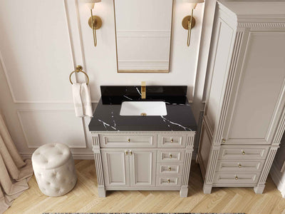 Paris 36 in. W x 22 in. D Bathroom Vanity with Center Sink