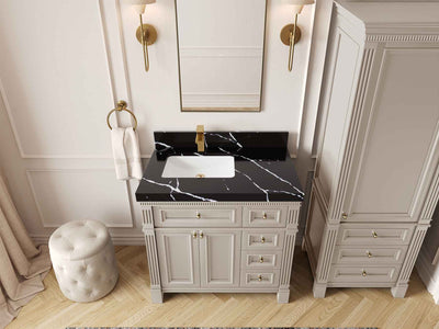 Paris 36 in. W x 22 in. D Left Offset Sink Bathroom Vanity