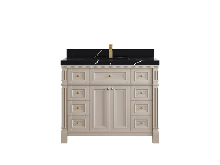 Paris 42 in. W x 22 in. D Single Sink Bathroom Vanity - photo 8