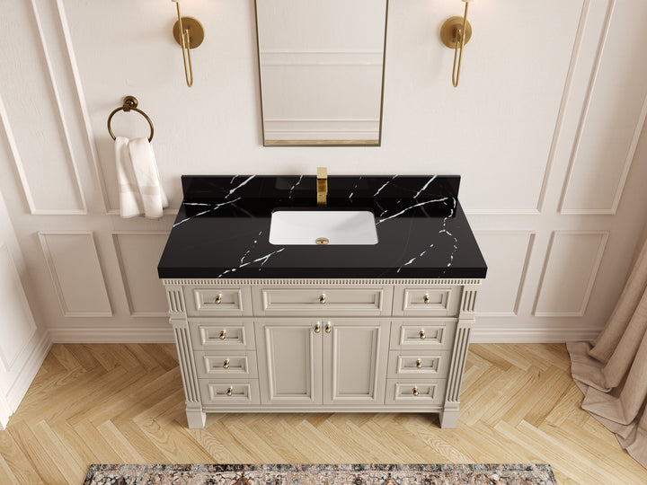Paris 48 in. W x 22 in. D Single Sink Bathroom Vanity - photo 7