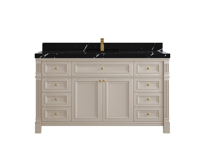 Paris 60 in. W x 22 in. D Single Sink Bathroom Vanity - photo 8