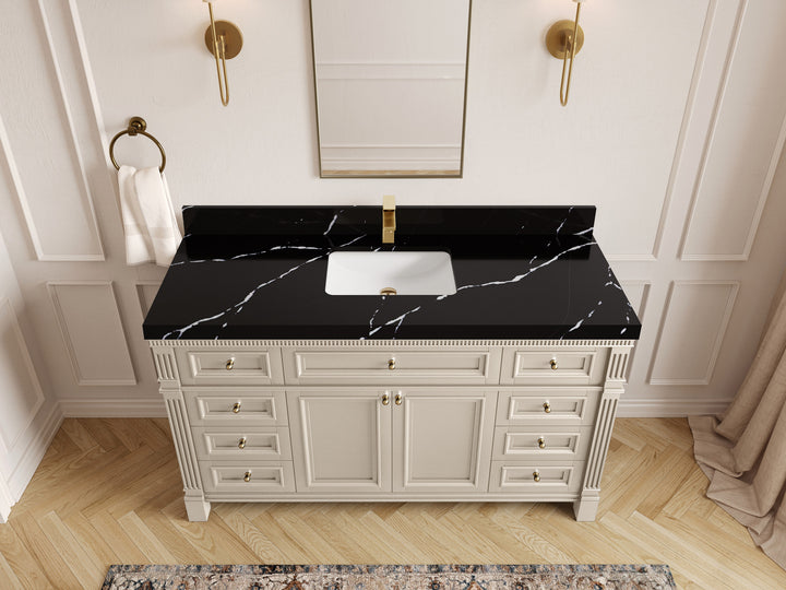 Paris 60 in. W x 22 in. D Single Sink Bathroom Vanity - photo 7