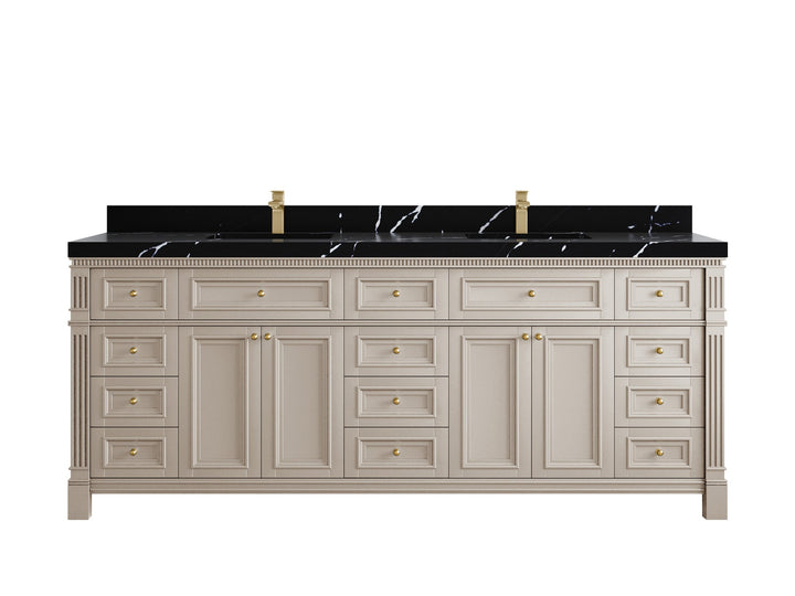 Paris 84 in. W x 22 in. D Double Sink Bathroom Vanity - photo 8