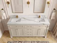 Paris 72 in. W x 22 in. D Double Sink Bathroom Vanity - photo 10