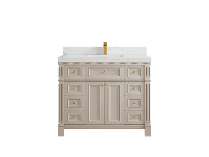 Paris 42 in. W x 22 in. D Single Sink Bathroom Vanity - photo 12