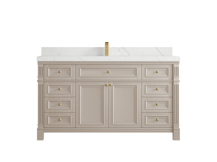 Paris 60 in. W x 22 in. D Single Sink Bathroom Vanity - photo 12