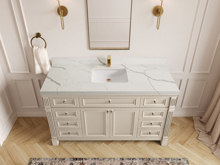 Paris 60 in. W x 22 in. D Single Sink Bathroom Vanity - photo 11