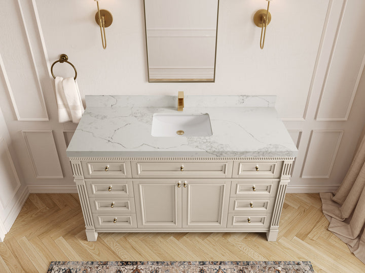 Paris 60 in. W x 22 in. D Single Sink Bathroom Vanity - photo 13