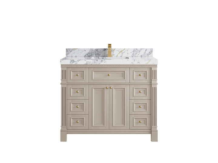 Paris 42 in. W x 22 in. D Single Sink Bathroom Vanity - photo 16