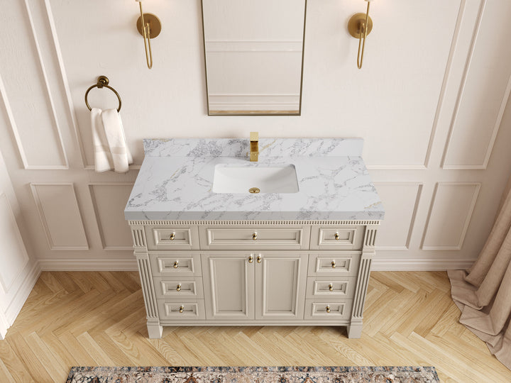Paris 48 in. W x 22 in. D Single Sink Bathroom Vanity - photo 15