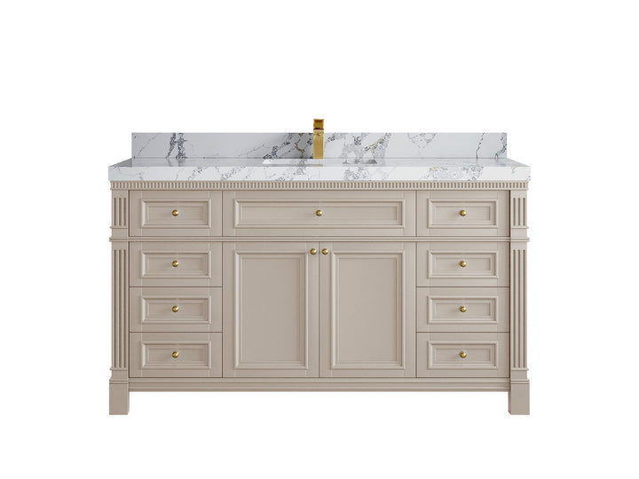 Paris 60 in. W x 22 in. D Single Sink Bathroom Vanity - photo 16