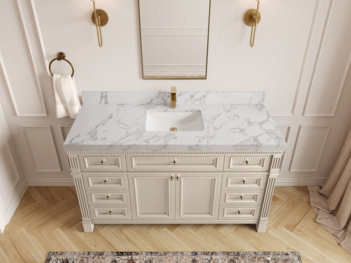 Paris 60 in. W x 22 in. D Single Sink Bathroom Vanity - photo 15
