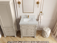 Paris 30 in. W x 22 in. D Single Sink Bathroom Vanity - photo 26