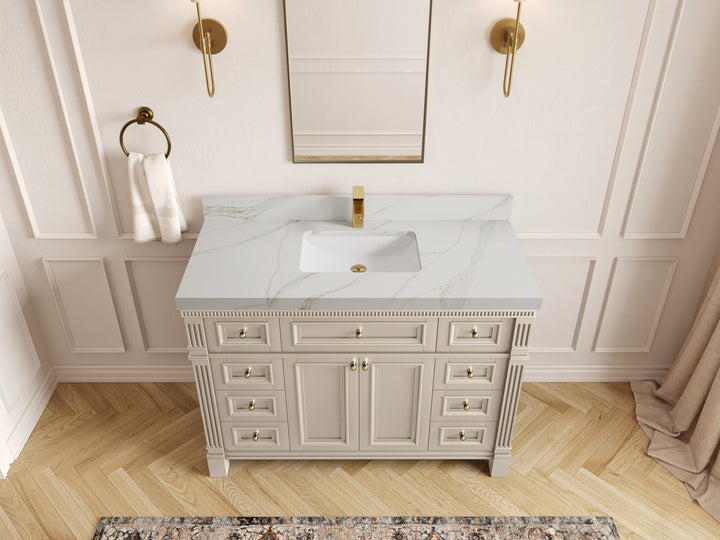 Paris 48 in. W x 22 in. D Single Sink Bathroom Vanity - photo 17