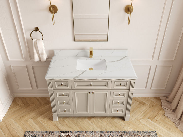 Paris 48 in. W x 22 in. D Single Sink Bathroom Vanity - photo 23