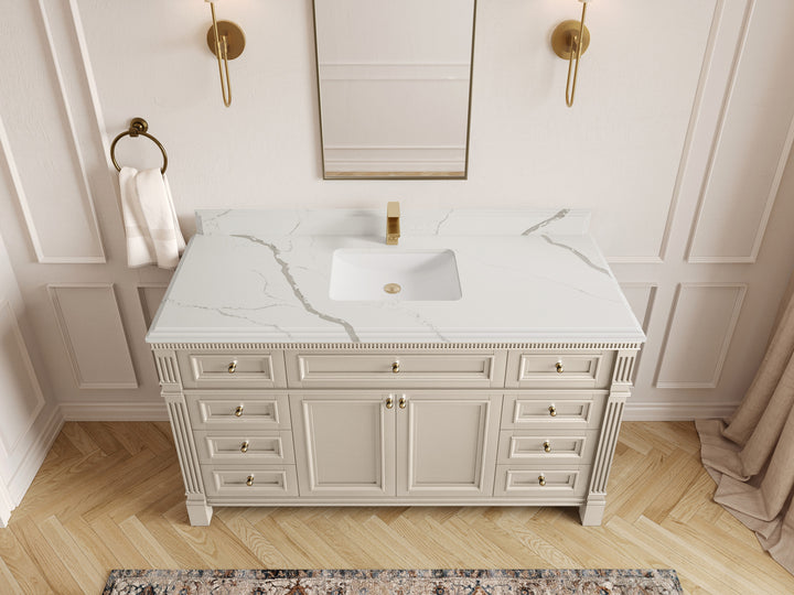 Paris 60 in. W x 22 in. D Single Sink Bathroom Vanity - photo 23