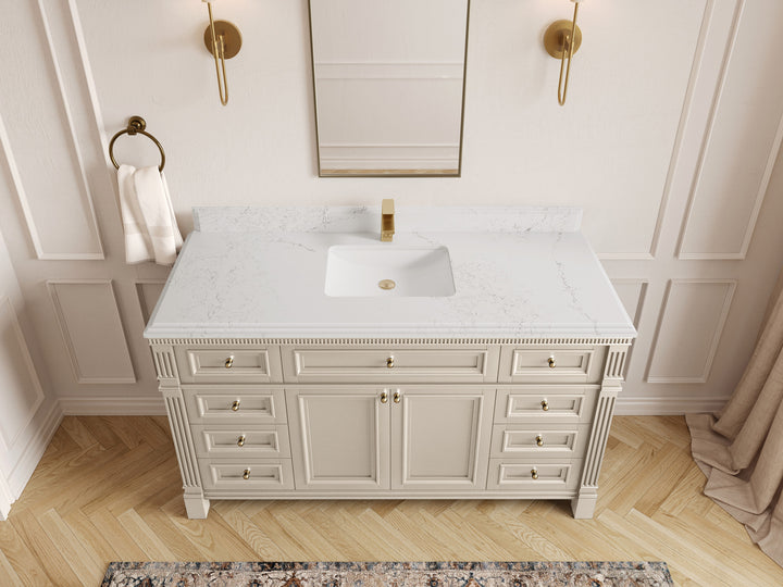 Paris 60 in. W x 22 in. D Single Sink Bathroom Vanity - photo 25