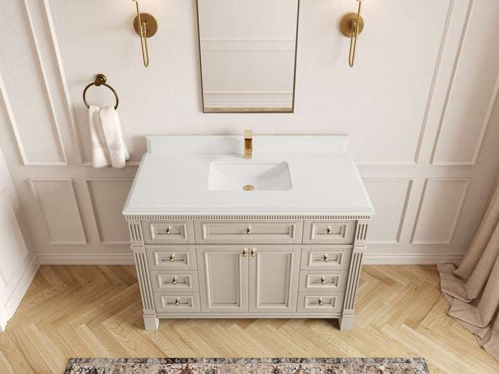 Paris 48 in. W x 22 in. D Single Sink Bathroom Vanity - photo 27