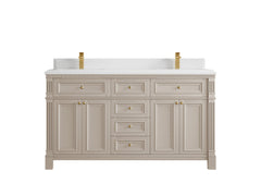 Paris 60 in. W x 22 in. D Double Sink Bathroom Vanity - photo 28