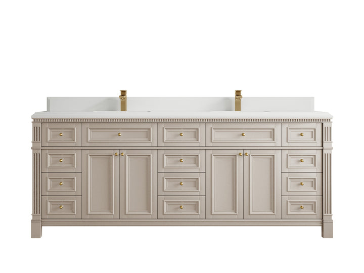 Paris 84 in. W x 22 in. D Double Sink Bathroom Vanity - photo 28