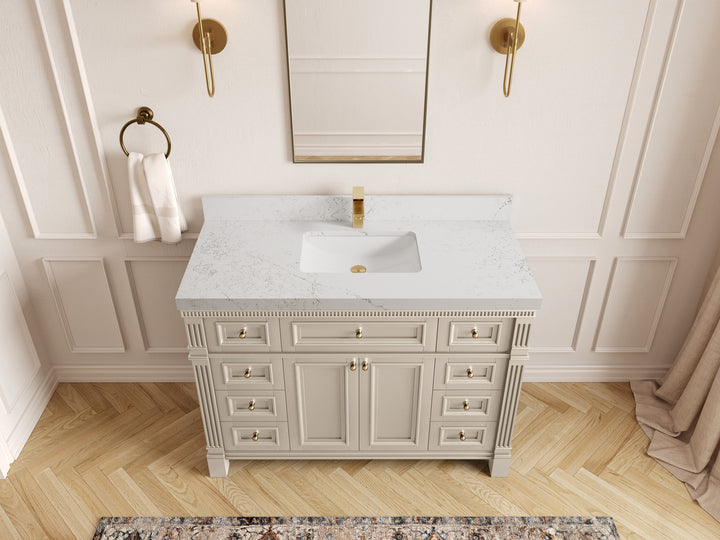 Paris 48 in. W x 22 in. D Single Sink Bathroom Vanity - photo 29