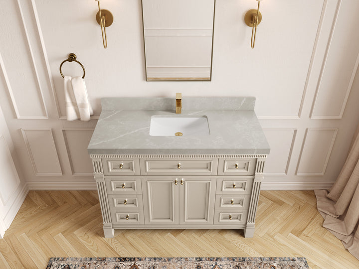 Paris 48 in. W x 22 in. D Single Sink Bathroom Vanity - photo 31