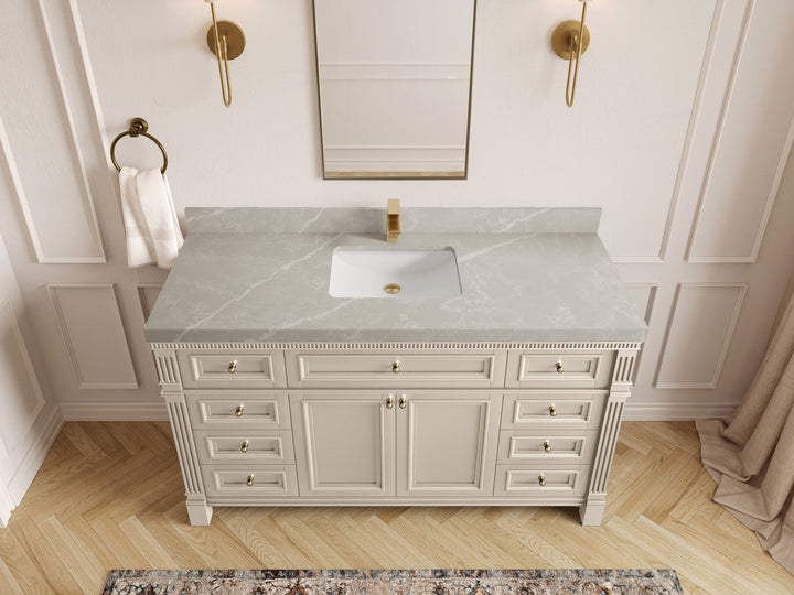 Paris 60 in. W x 22 in. D Single Sink Bathroom Vanity - photo 31