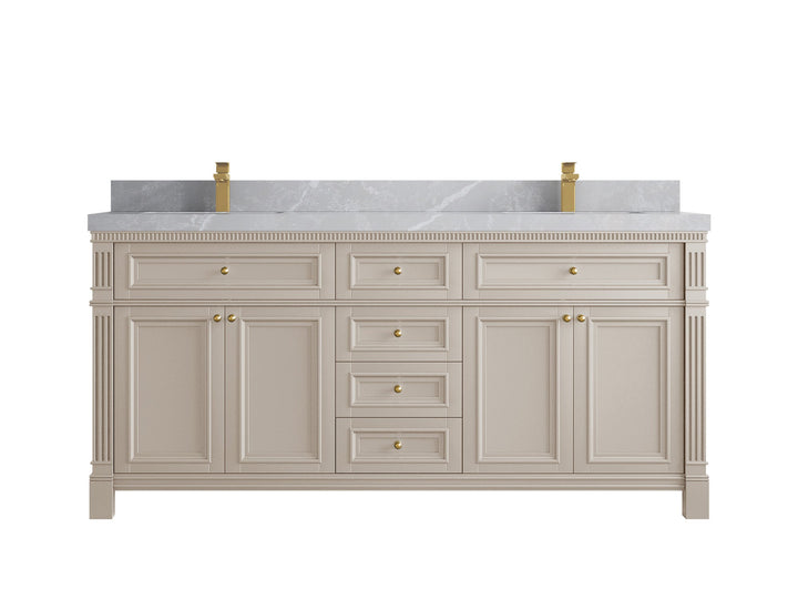 Paris 72 in. W x 22 in. D Double Sink Bathroom Vanity - photo 32