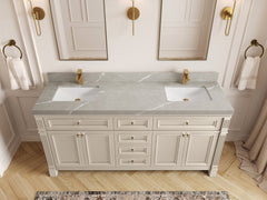 Paris 72 in. W x 22 in. D Double Sink Bathroom Vanity - photo 21