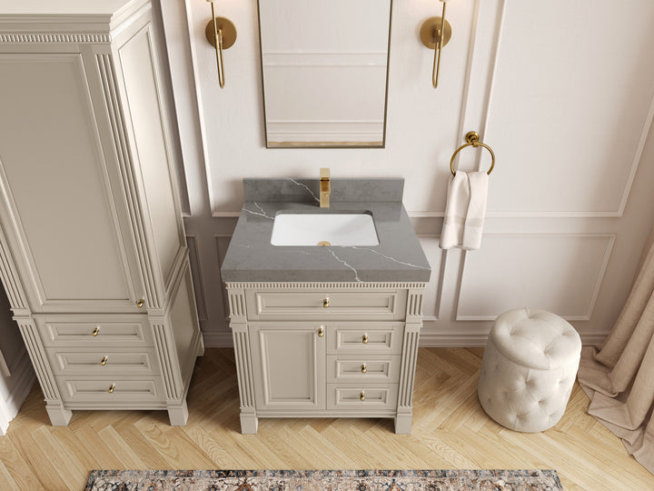 Paris 30 in. W x 22 in. D Single Sink Bathroom Vanity - photo 33