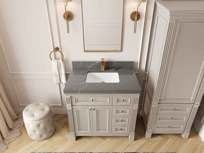 Paris 36 in. W x 22 in. D Bathroom Vanity with Center Sink