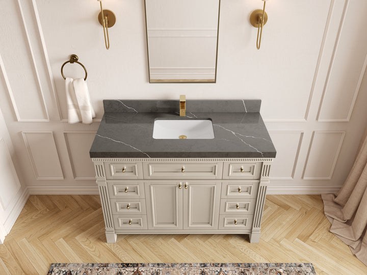 Paris 48 in. W x 22 in. D Single Sink Bathroom Vanity - photo 33