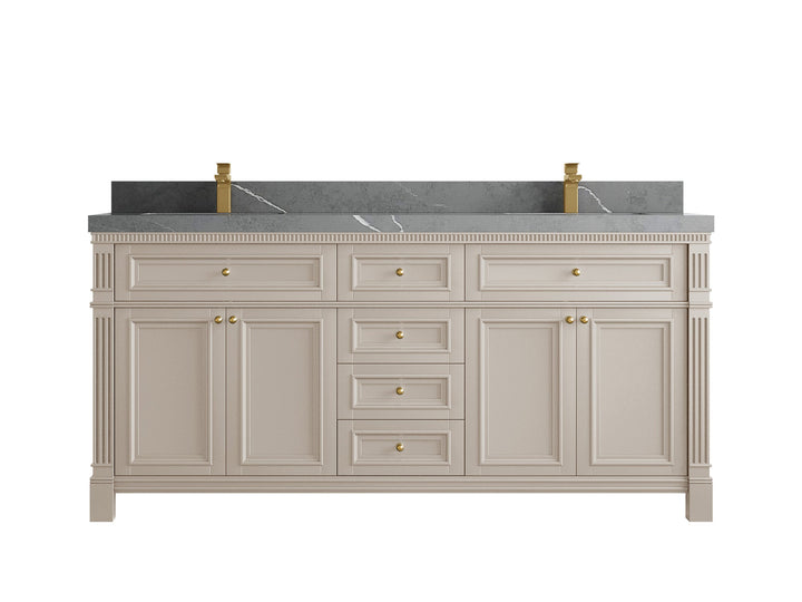 Paris 72 in. W x 22 in. D Double Sink Bathroom Vanity - photo 34