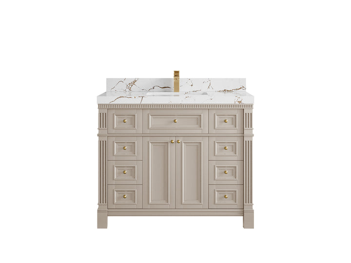 Paris 42 in. W x 22 in. D Single Sink Bathroom Vanity - photo 36