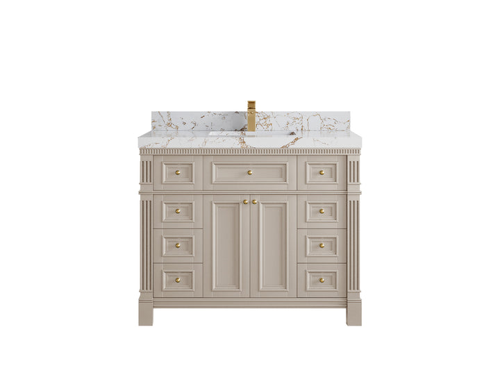 Paris 42 in. W x 22 in. D Single Sink Bathroom Vanity - photo 38