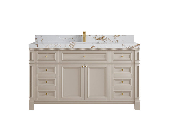 Paris 60 in. W x 22 in. D Single Sink Bathroom Vanity - photo 38