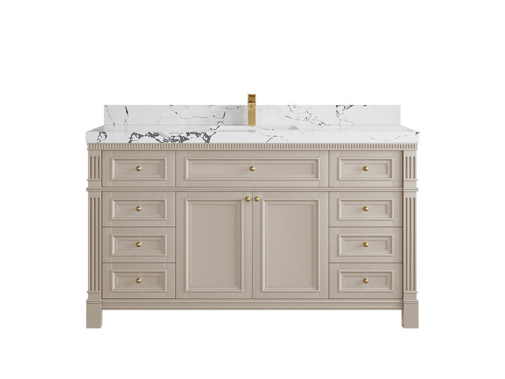 Paris 60 in. W x 22 in. D Single Sink Bathroom Vanity - photo 40