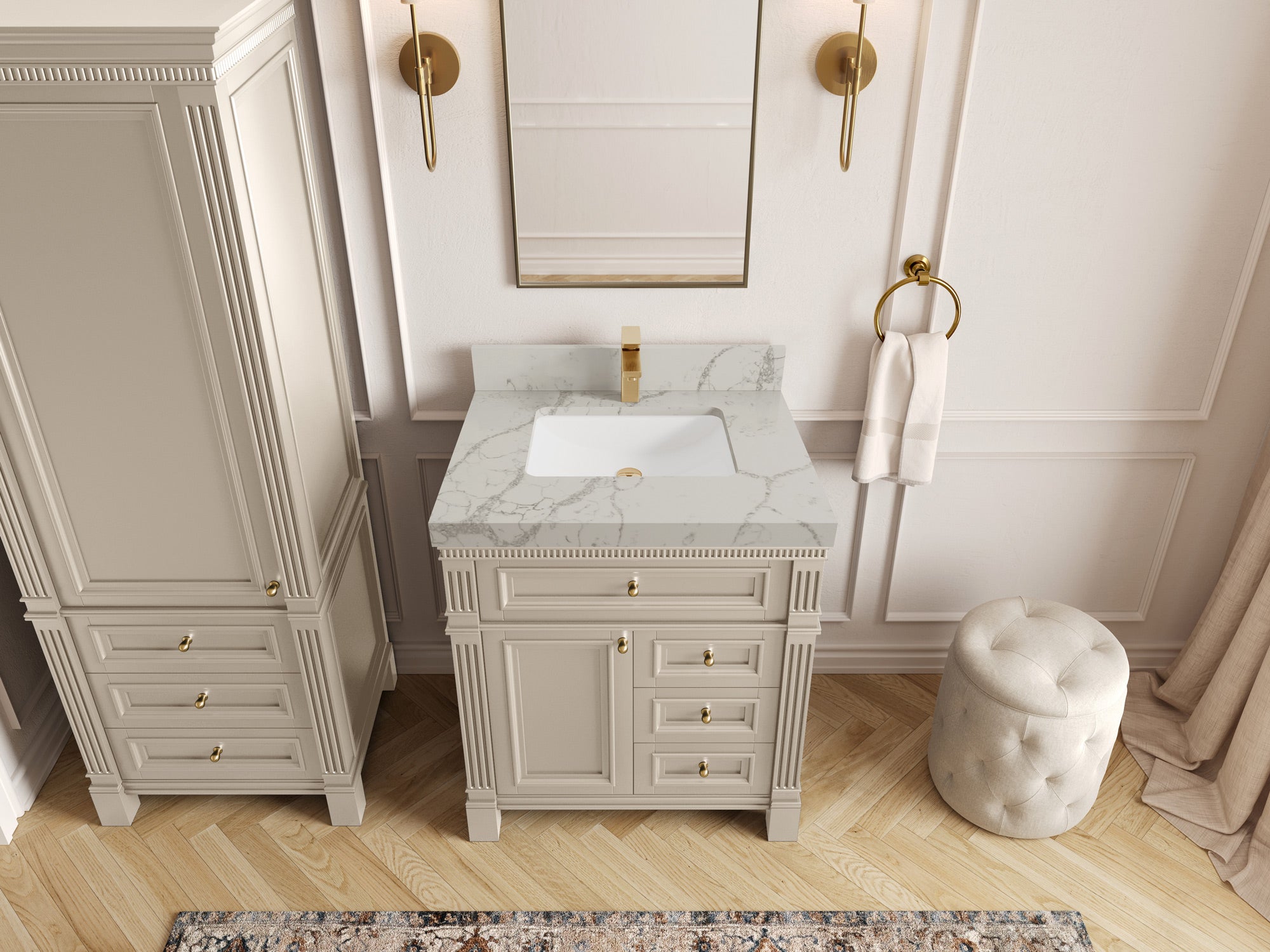 Paris 30 in. W x 22 in. D Single Sink Bathroom Vanity