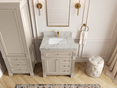 Paris 30 in. W x 22 in. D Single Sink Bathroom Vanity - photo 36