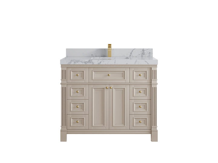 Paris 42 in. W x 22 in. D Single Sink Bathroom Vanity - photo 42