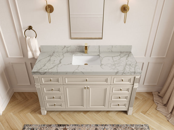 Paris 60 in. W x 22 in. D Single Sink Bathroom Vanity - photo 41