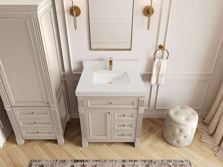 Paris 30 in. W x 22 in. D Single Sink Bathroom Vanity - photo 43