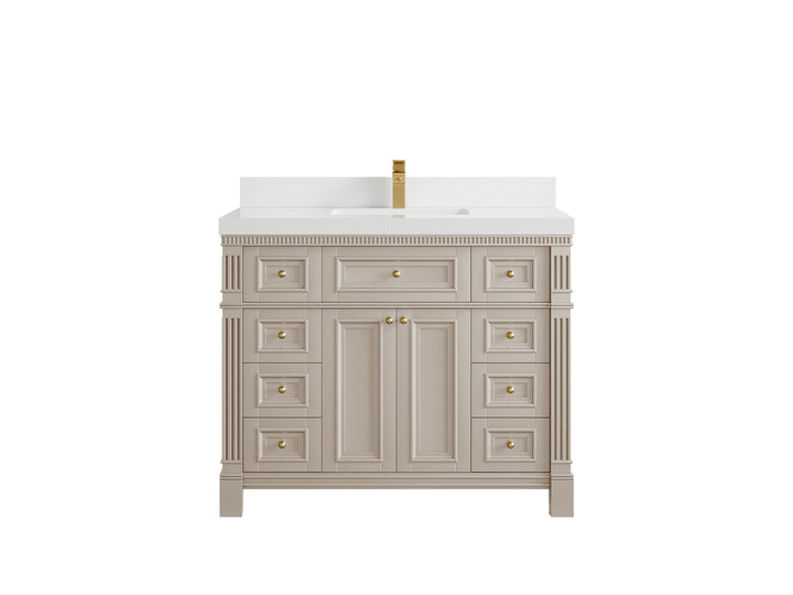 Paris 42 in. W x 22 in. D Single Sink Bathroom Vanity - photo 44