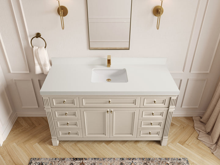 Paris 60 in. W x 22 in. D Single Sink Bathroom Vanity - photo 43