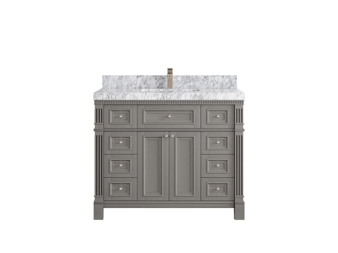 Paris 42 in. W x 22 in. D Single Sink Bathroom Vanity