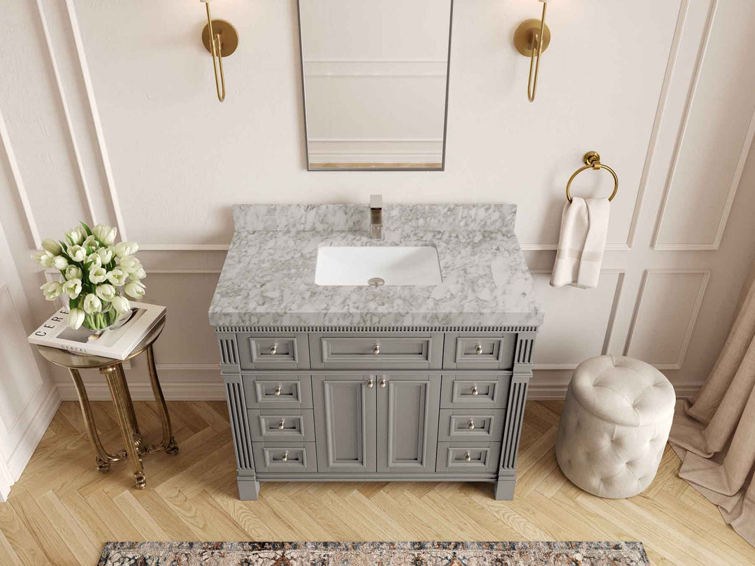 Paris 42 in. W x 22 in. D Single Sink Bathroom Vanity