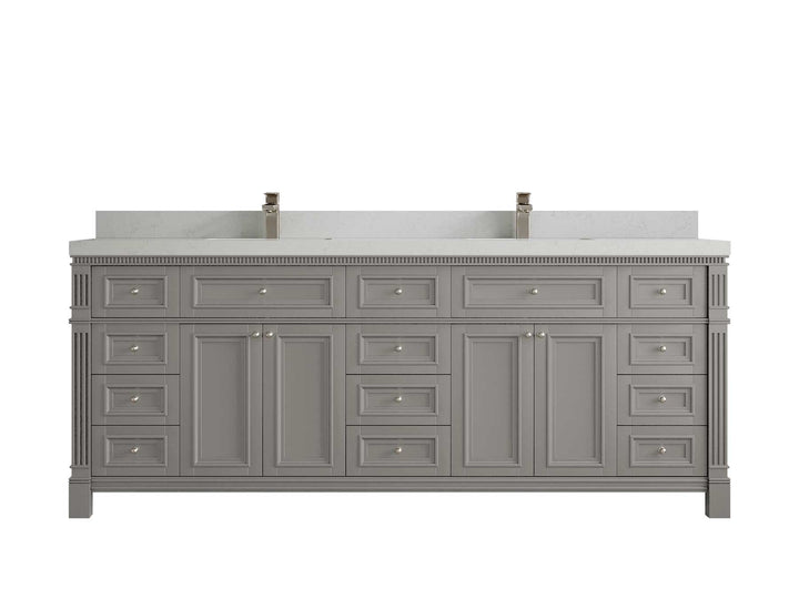 Paris 84 in. W x 22 in. D Double Sink Bathroom Vanity - photo 10