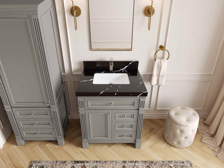 Paris 30 in. W x 22 in. D Single Sink Bathroom Vanity - photo 16
