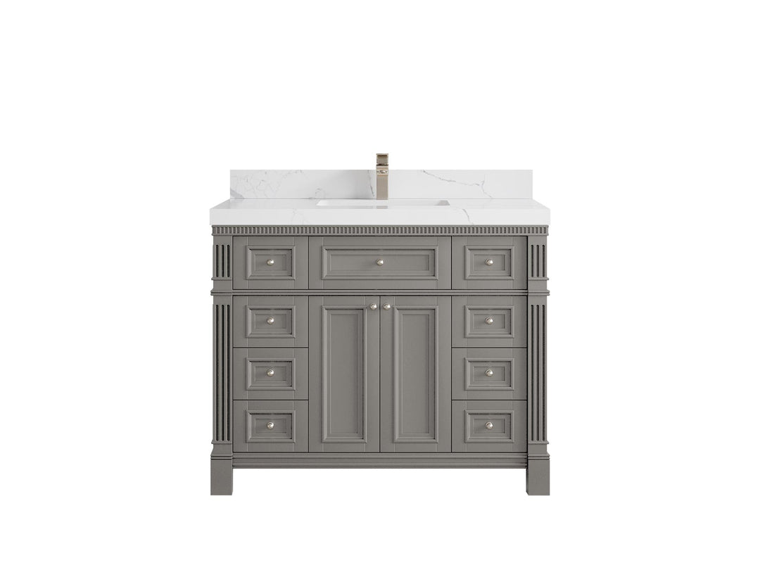 Paris 42 in. W x 22 in. D Single Sink Bathroom Vanity